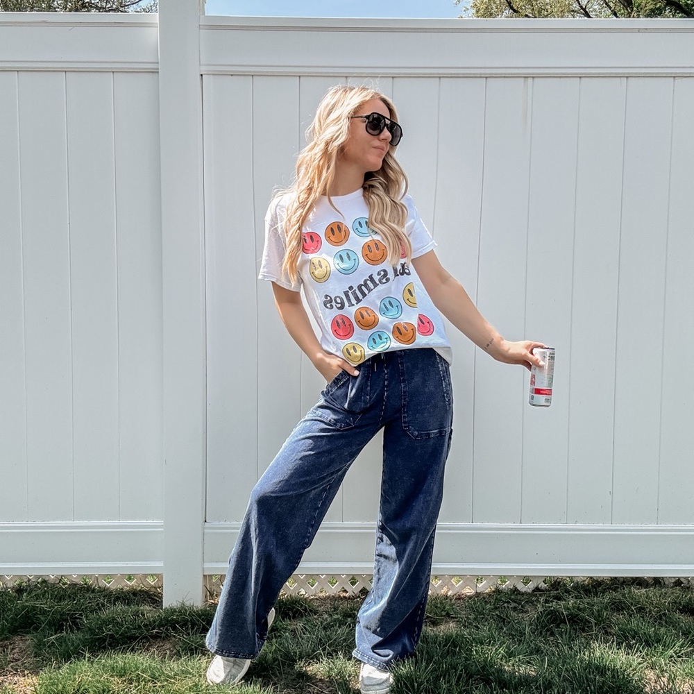 All Smiles Oversized Tee